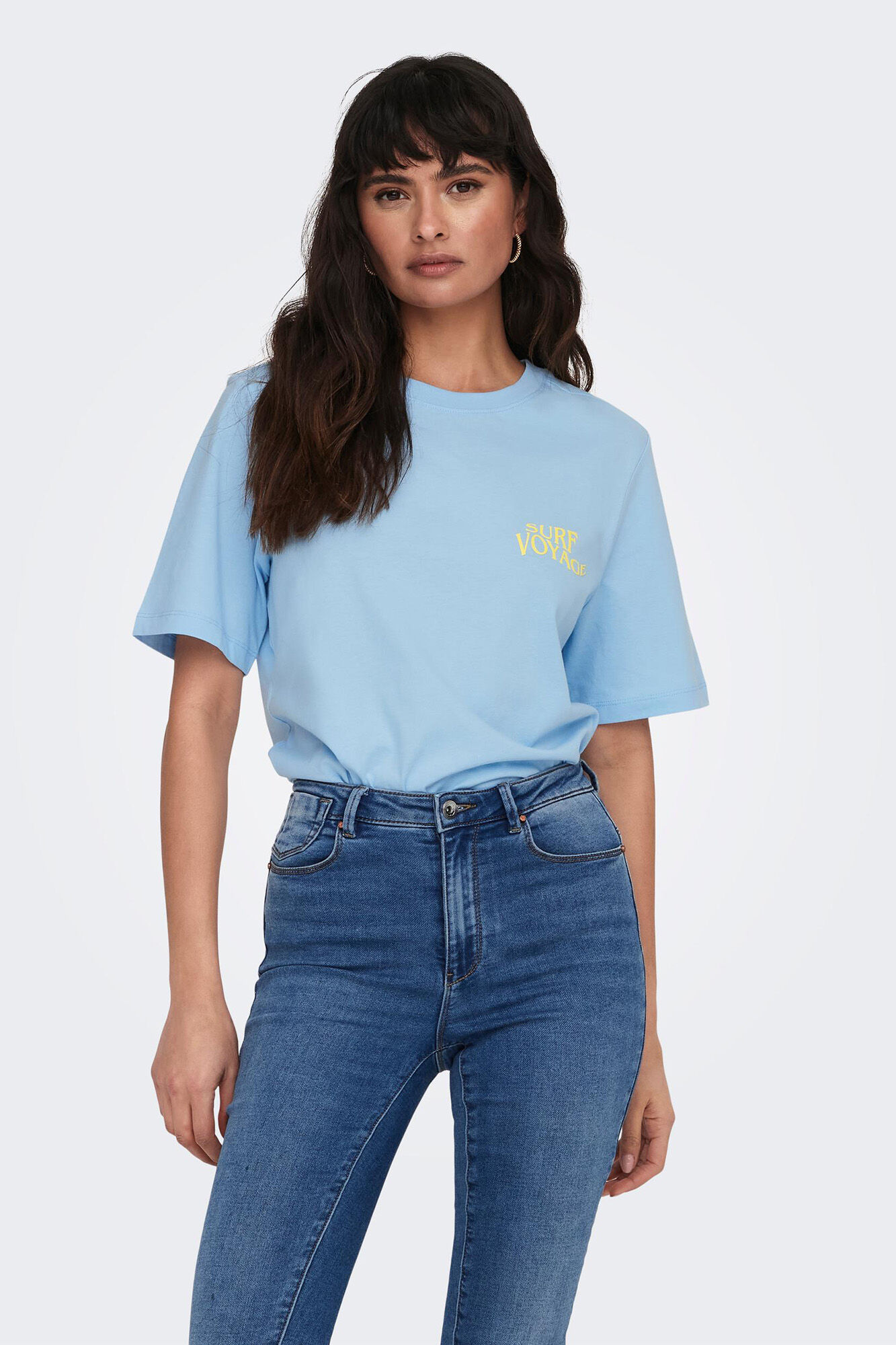 Camiseta de manga curta com estampa