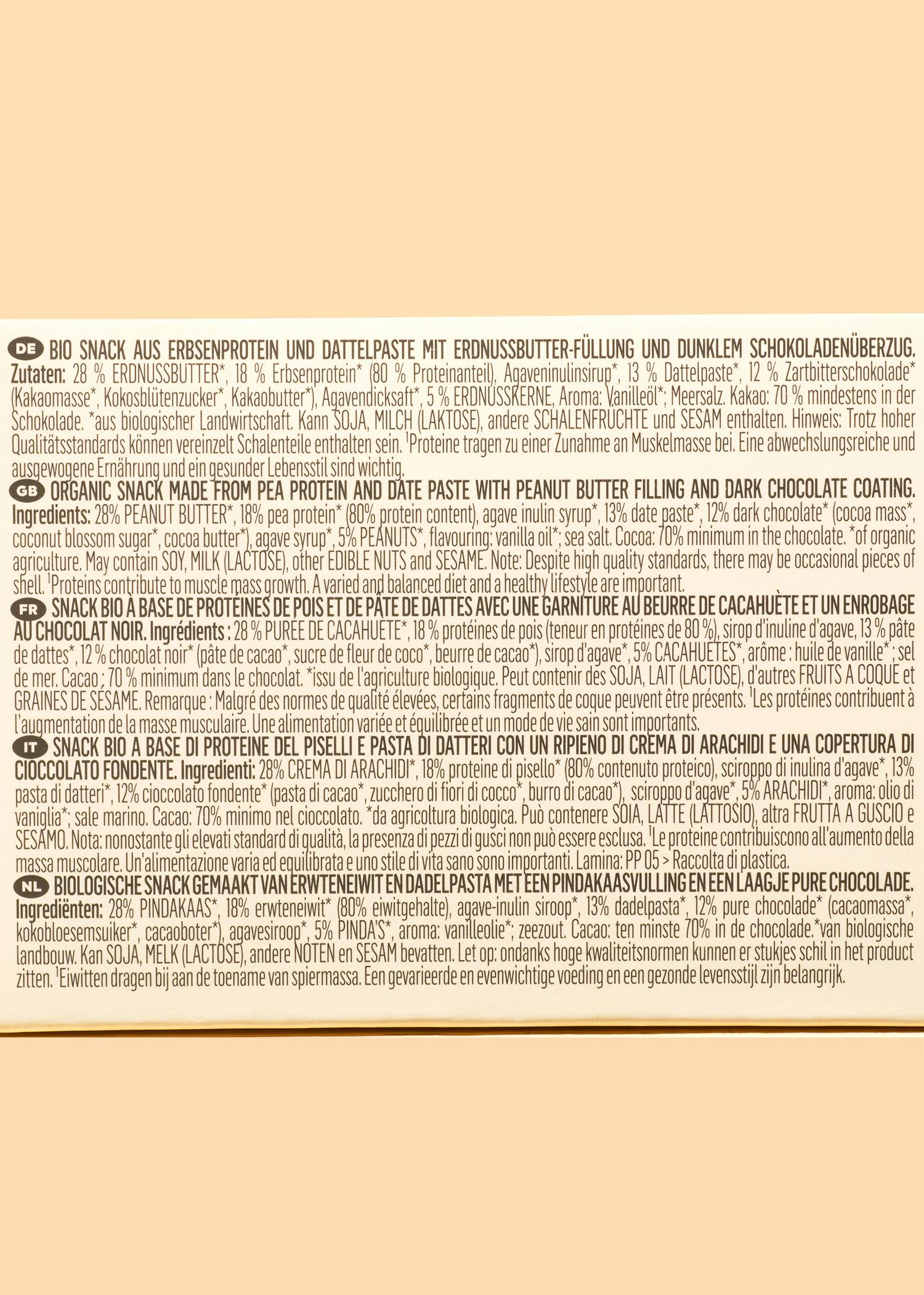 Bio Protein Duo Dark Choc Peanut 12 x 2 x 20 g