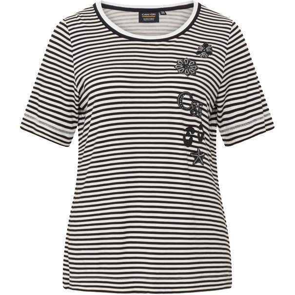 Canyon 1/2 Arm T-Shirt Damen schwarz