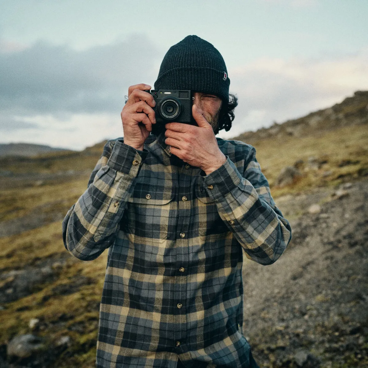 Fjällräven Men's Singi Heavy Flannel Shirt Super Grey/Stone Grey