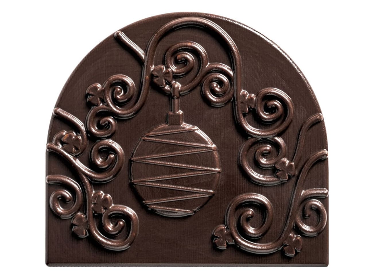 Moule pour embout de bûche - forme arabesque