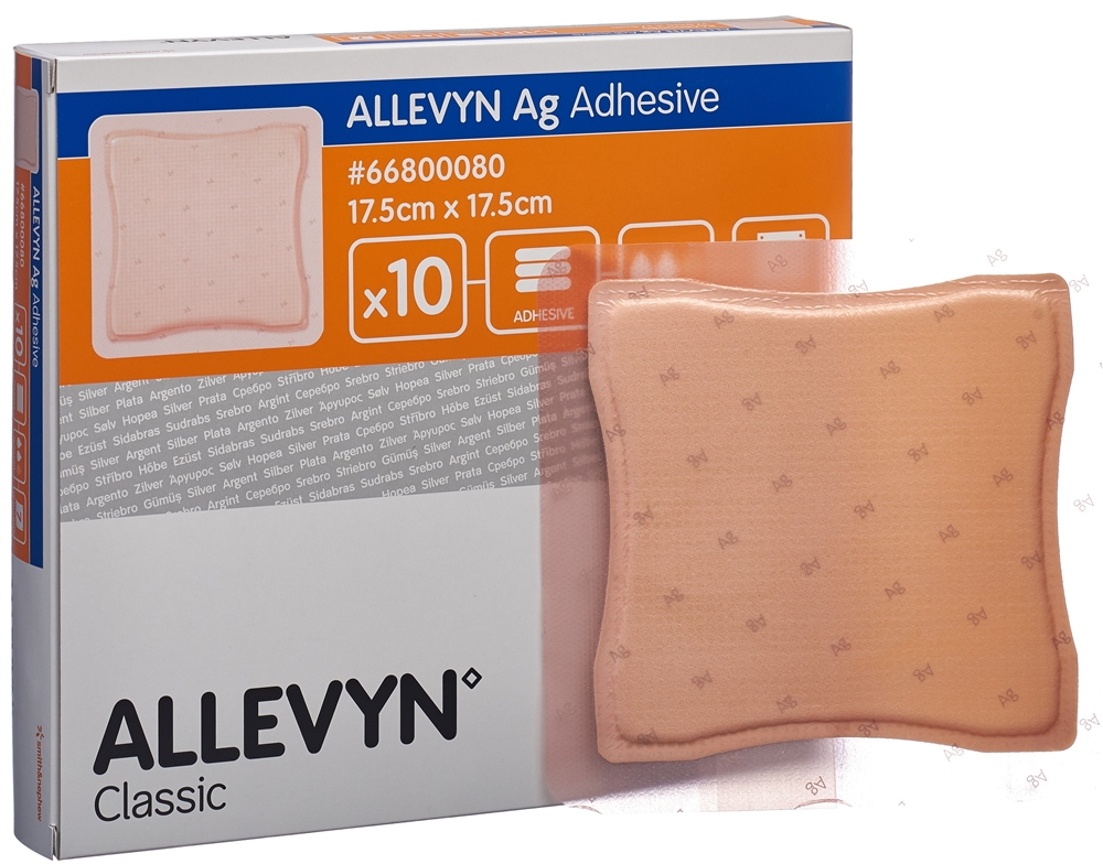 ALLEVYN Wundkompresse 17.5x17.5cm 10 Stk