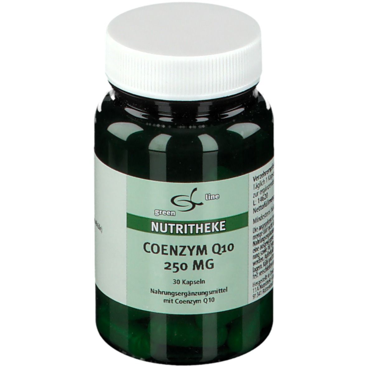 green line NUTRITHEKE Coenzym Q10 250 mg