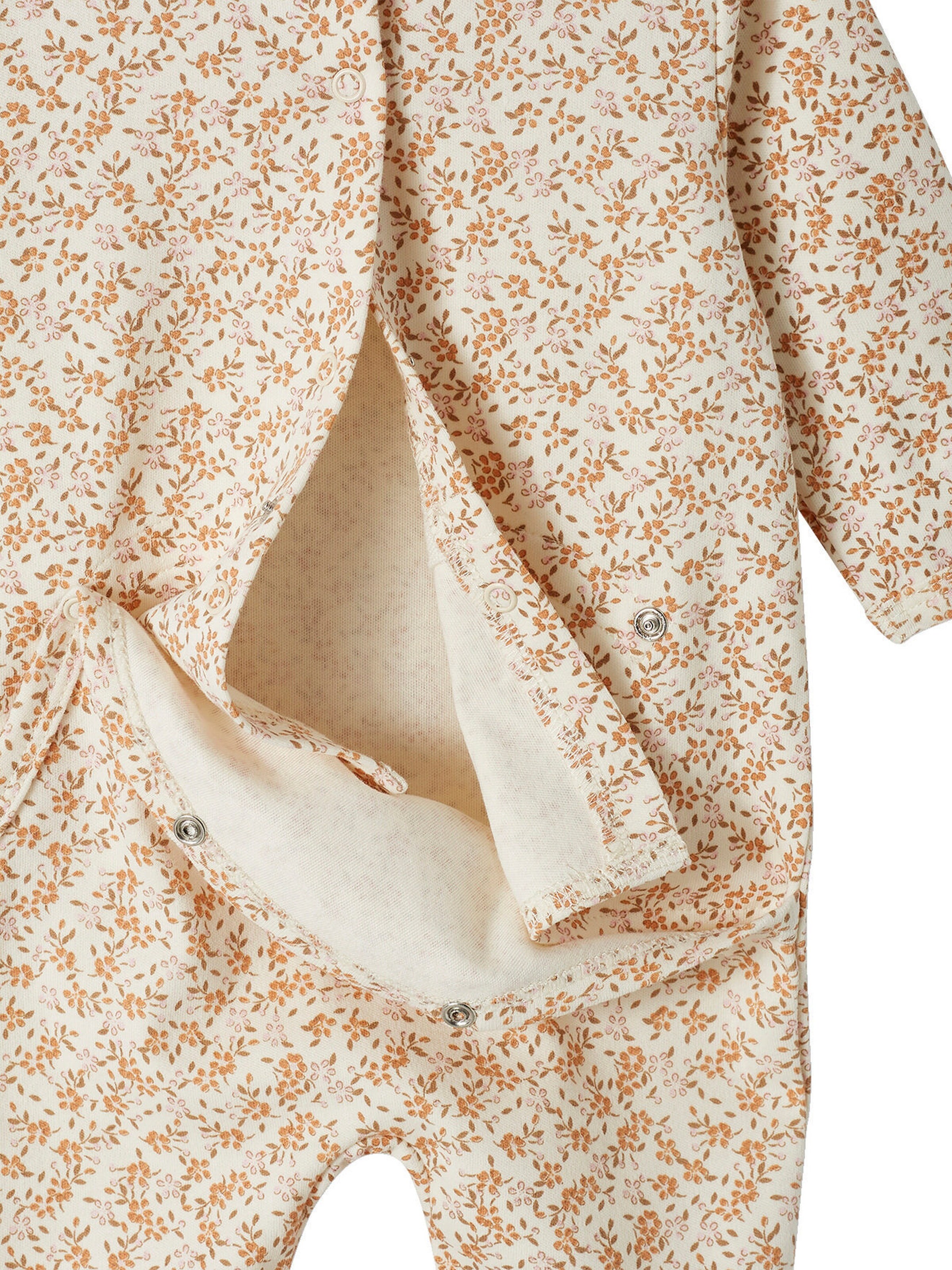Vertbaudet Baby Jersey-Strampler wollweiß