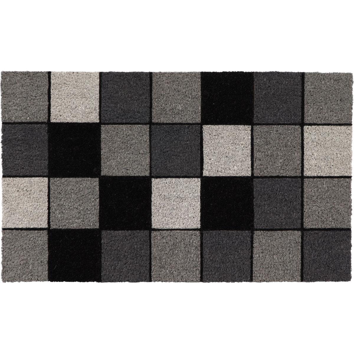 TAPIS IMPRIME 45X75CM COCO CARLOTTA GRIS