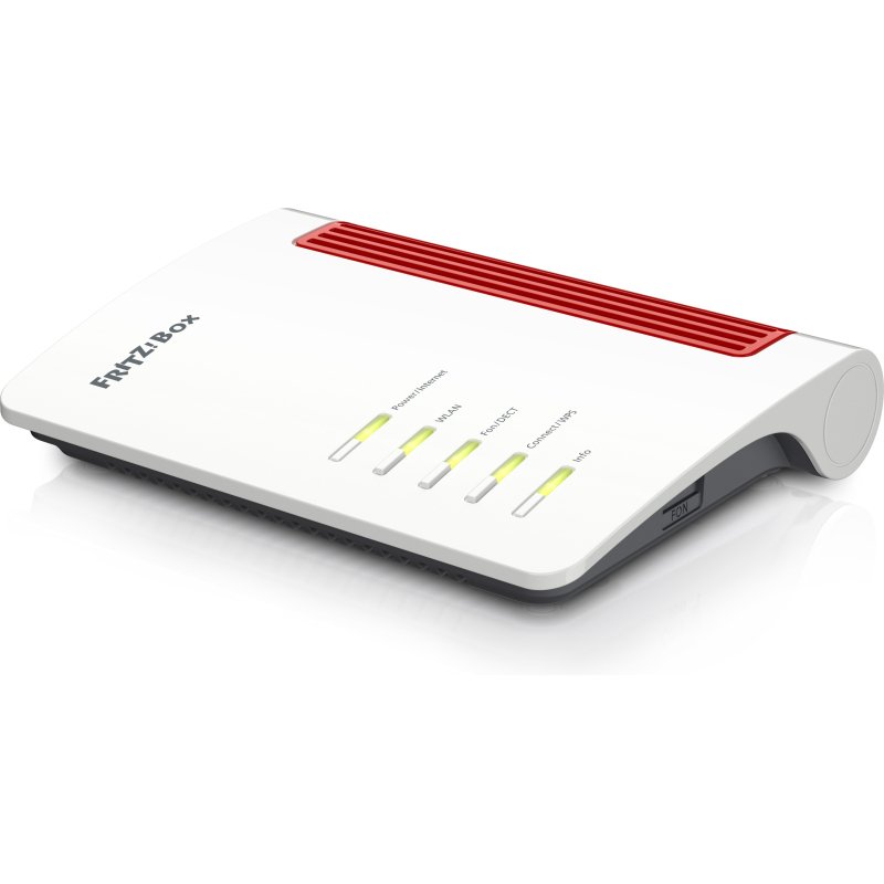 Box 4050 routeur sans fil Gigabit Ethernet Bi-bande (2,4 GHz / 5 GHz) Blanc, Rouge