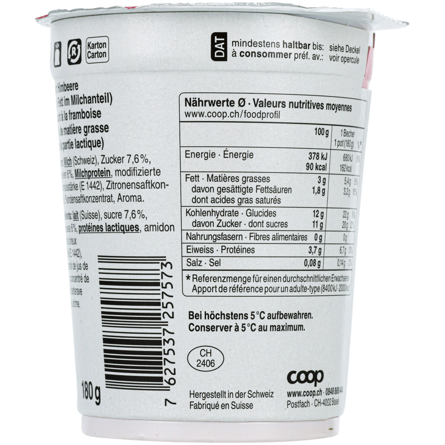 Joghurt Himbeere 2x180g -