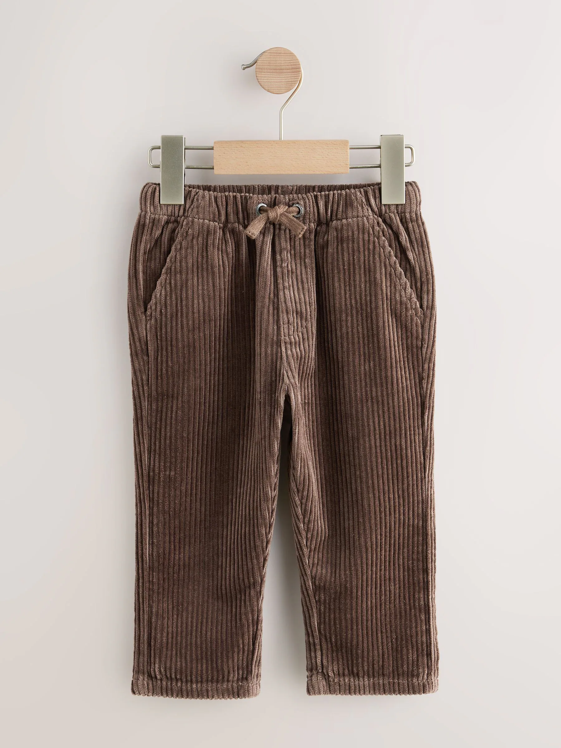 Bruin - Corduroy instapbroek (3mnd-7jr)