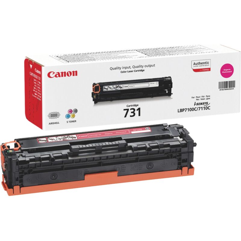 Toner Canon 731 couleurs séparées pour imprimante laser
