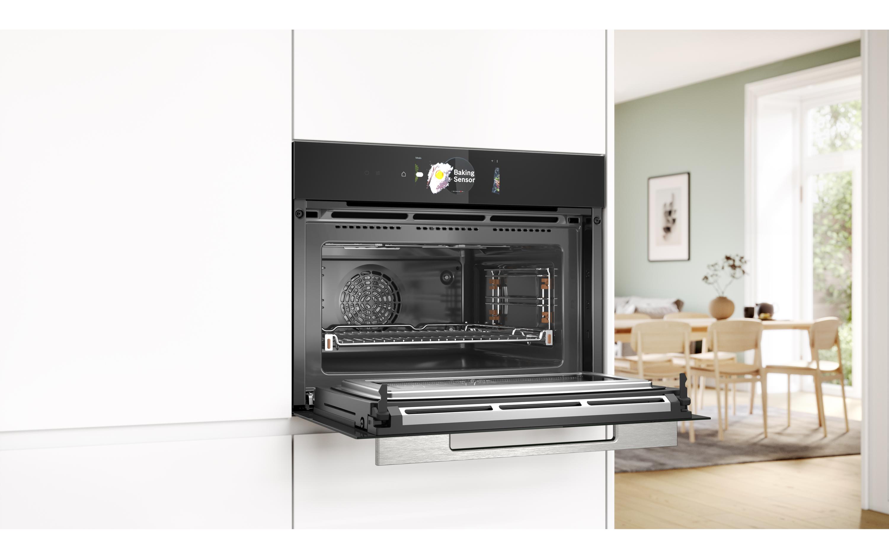 Einbaubackofen mit Mikrowelle CMG778NB1 Schwarz<br>Mikrowelle