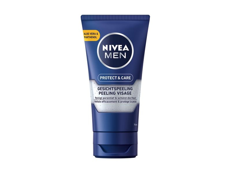 NIVEA MEN Tiefenreinigendes Peeling Protect 75 ml1 Stück Intensives Peeling reinigt die Haut porentief
