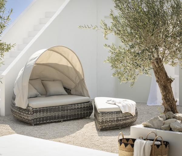 Dehner Daybed Tulum, ca. B179/H163/T220 cm