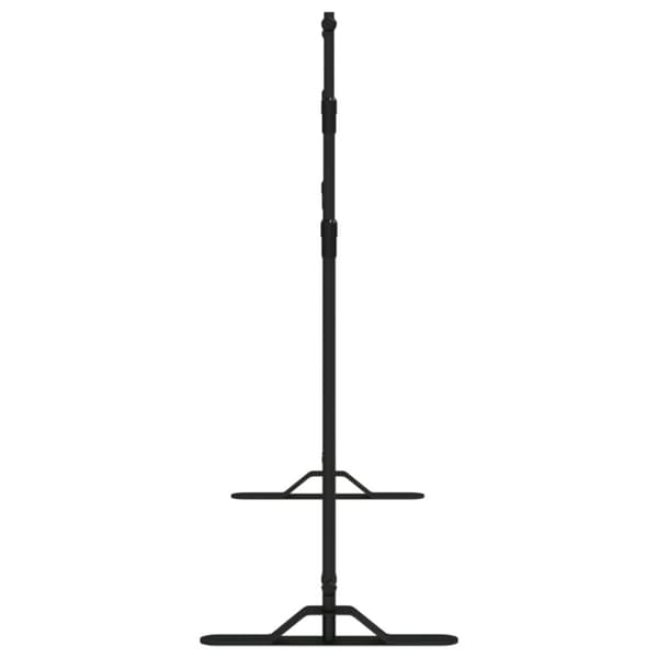 vidaXL Bakgrunnsstativ svart 305x243 cm stål