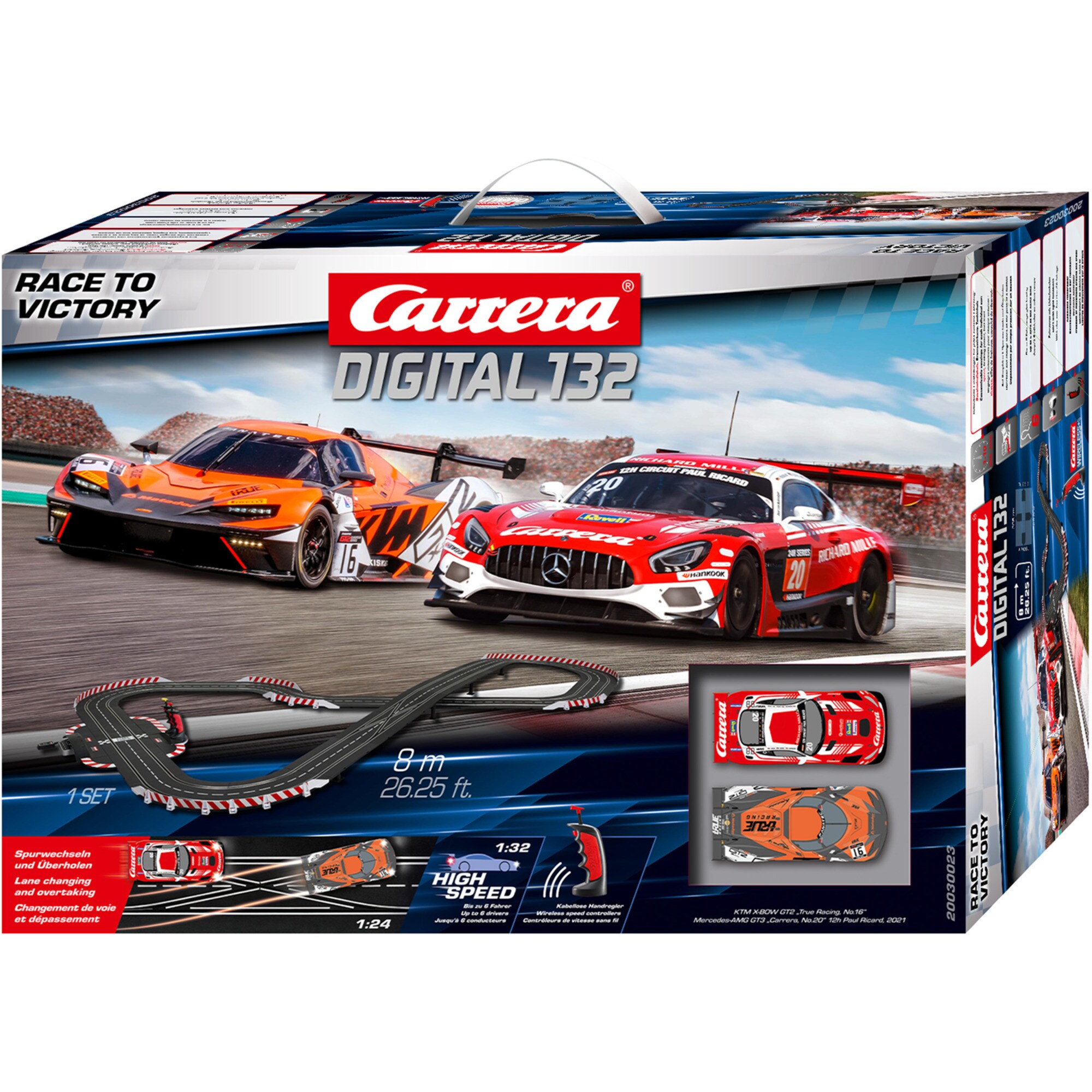 Carrera Rennbahn DIGITAL 132 Race to Victory