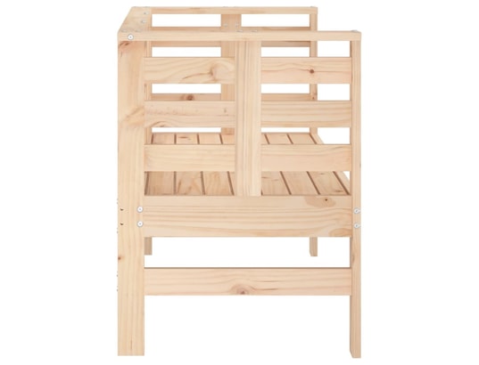 VIDAXL - Banc de jardin 111,5x53x71 cm bois massif de pin