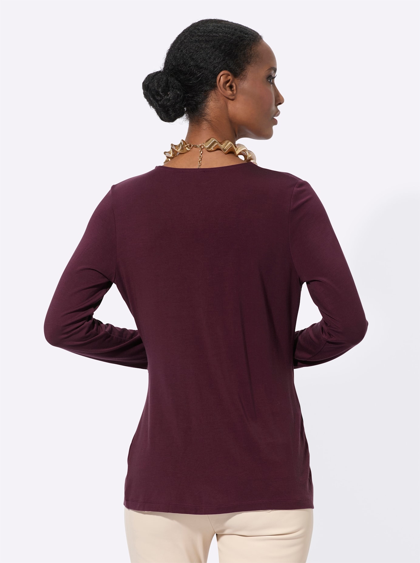 creation L Wickelshirt »Lyocell-Shirt«, 1 Stk.