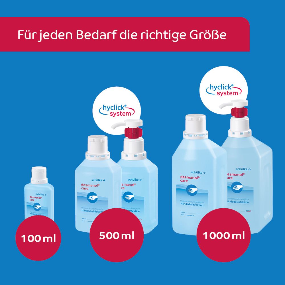 desmanol® care alkoholische Händedesinfektion
