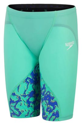 Maillot de Bain Speedo Fastkin LZR IGNITE Jammer Vert/Bleu