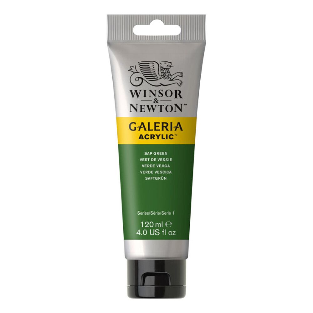 AKRYLFARGE W&N GALERIA NR 599 SAP GRØNN 120ML