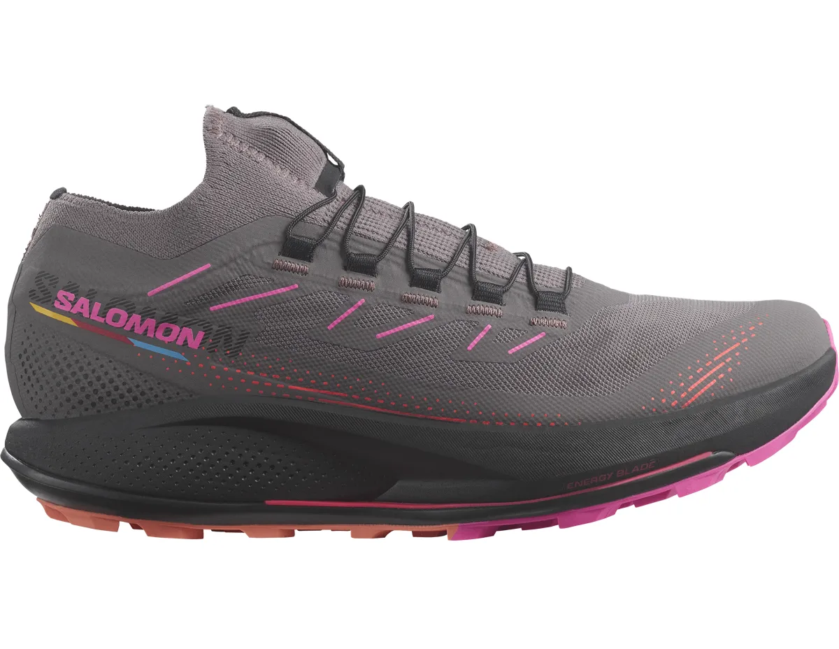Salomon Women's Pulsar Trail Pro 2 Plum Kitten/Black/Pink Glo
