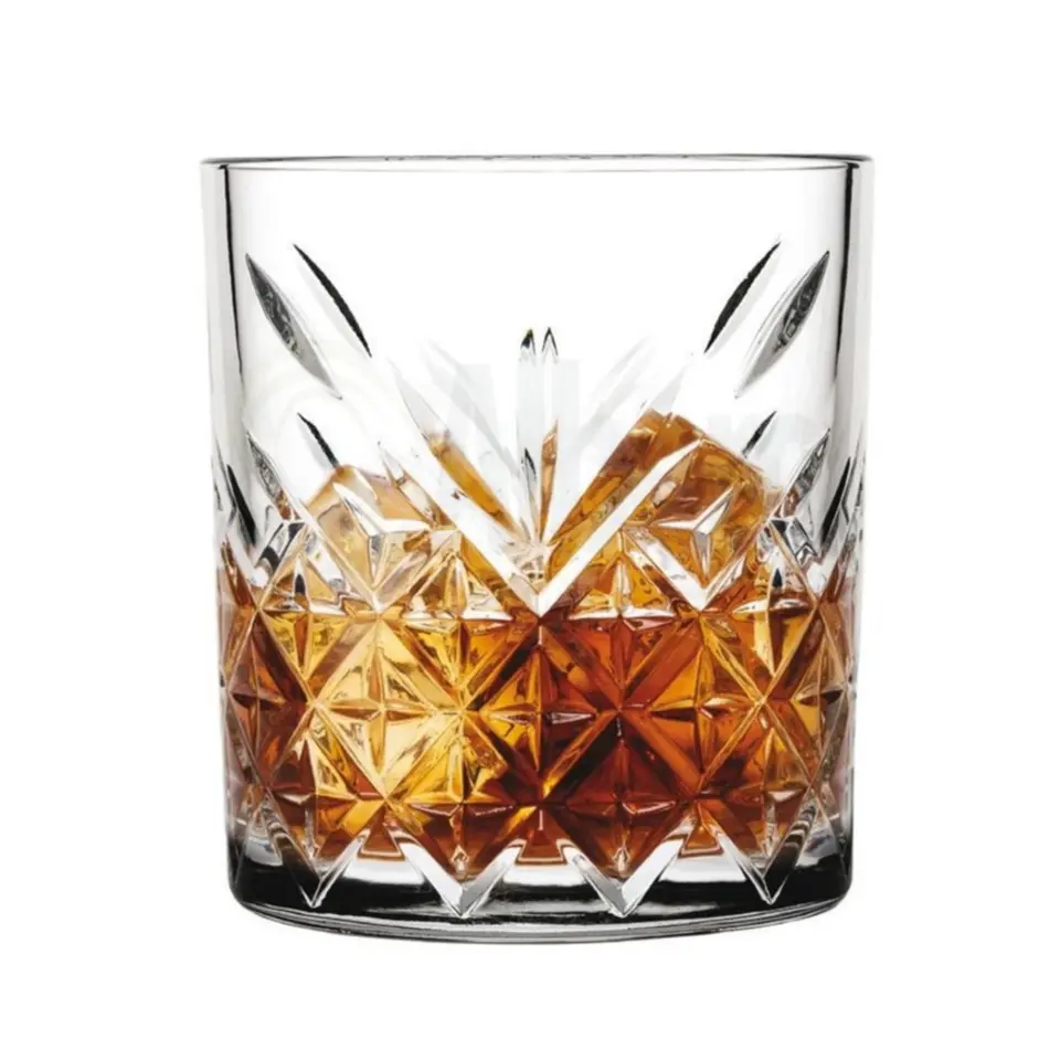 Pasabahce Whisky tumbler glazen - 4x - Timeless serie - 340 ml