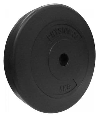 Disques de poids set de 2 x 5 kg diamètre 27 mm avec revêtement en plastique plaques de poids pour haltères fitness musculation 01_0000433