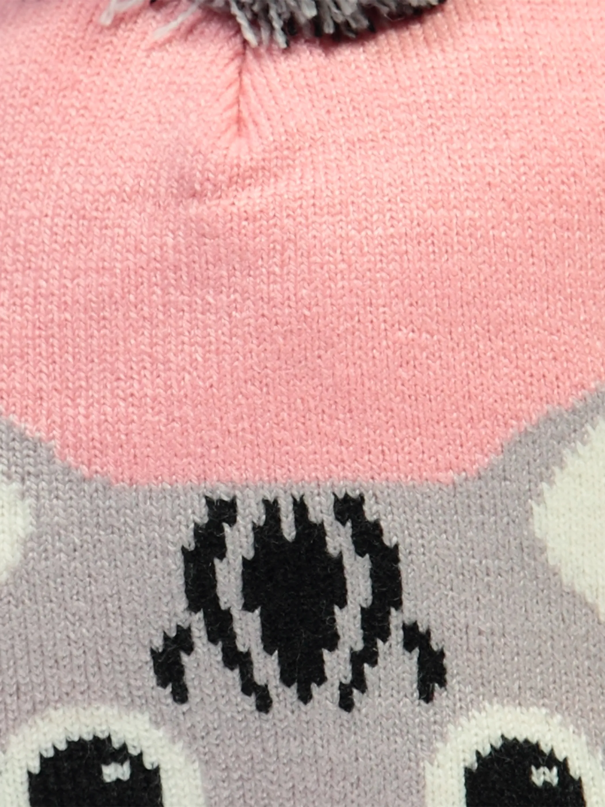 Baby Mädchen Mütze mit Katzenmotiv