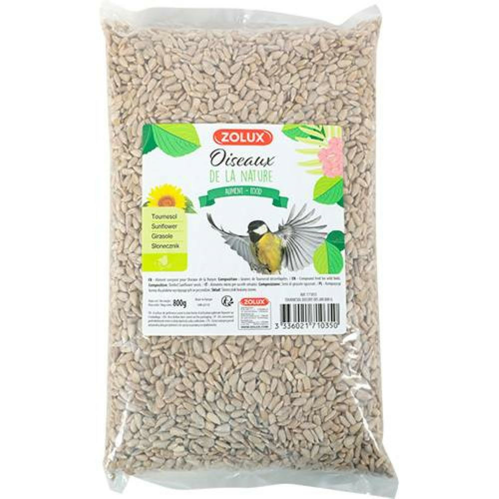 Tournesol décortiqué 800g pour oiseaux de la nature