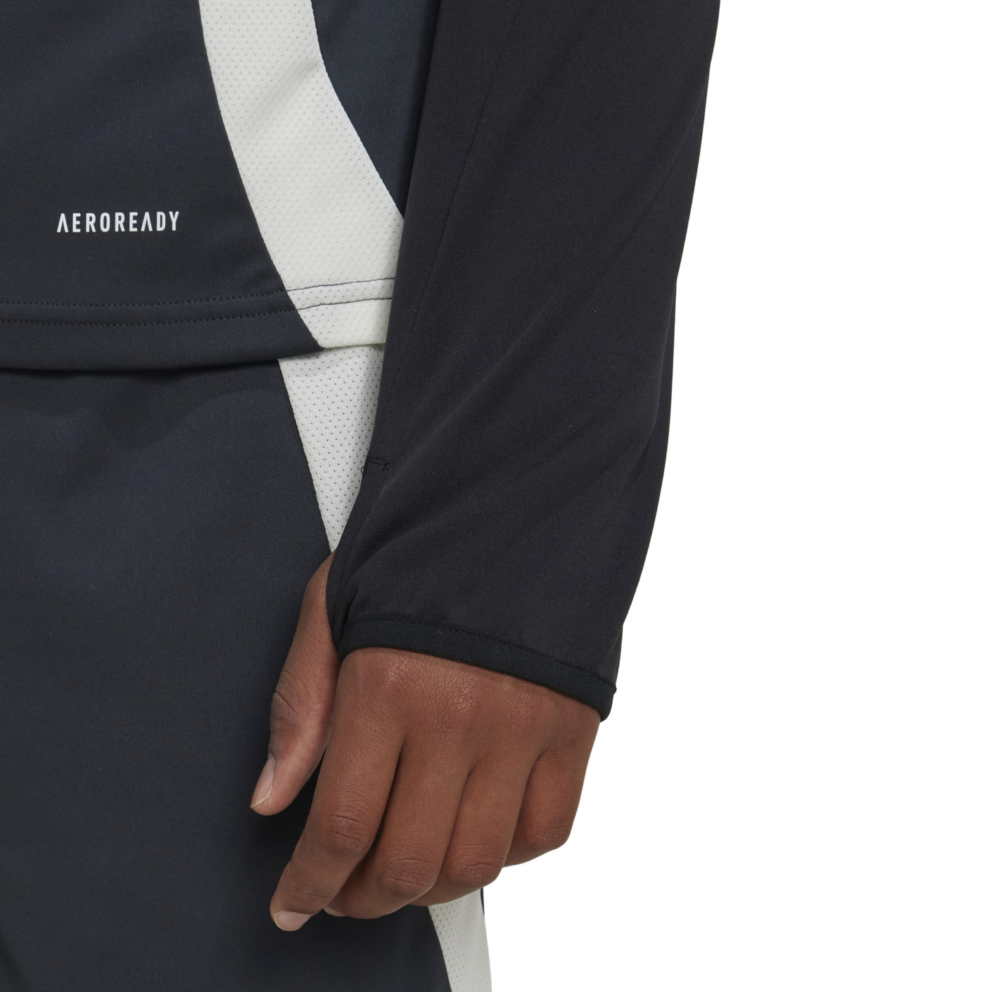 adidas Manchester United Trainingspak 1/4-Zip Europees 2024-2025 Kids Donkergrijs Zwart Rood Wit