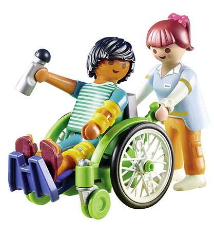 Playmobil City Life - Patient I K?restol - 70193 - 20 Dele