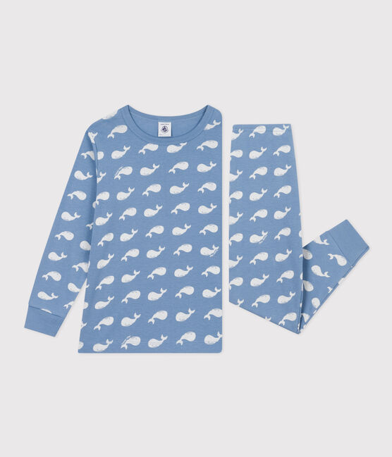 Pyjama en coton imprimé baleine enfant