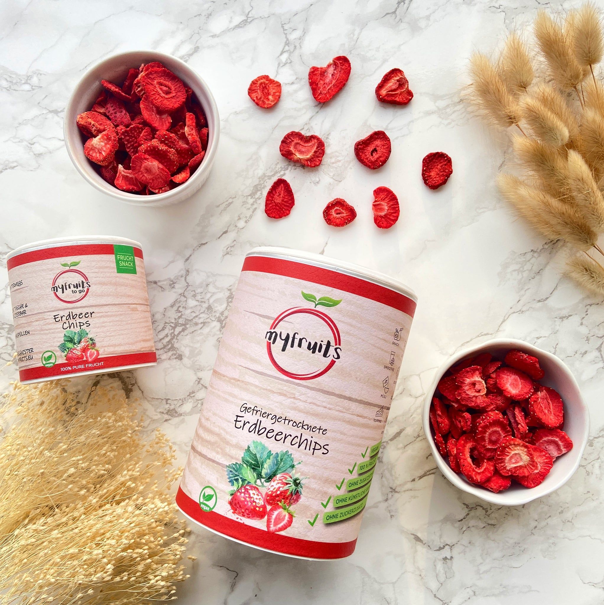 myfruits Erdbeeren gefriergetrocknet