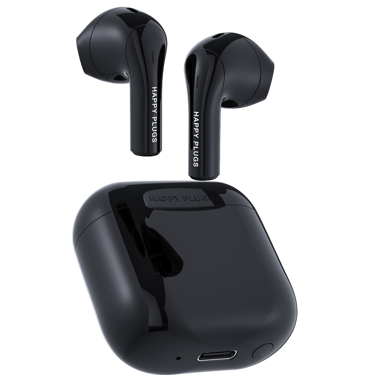 Happy Plugs Joy helt trådløse in-ear hodetelefoner (sort)