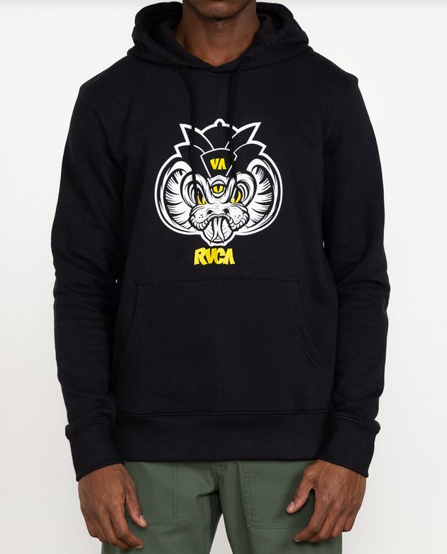Rvca Roberto Hoodie Snake Black