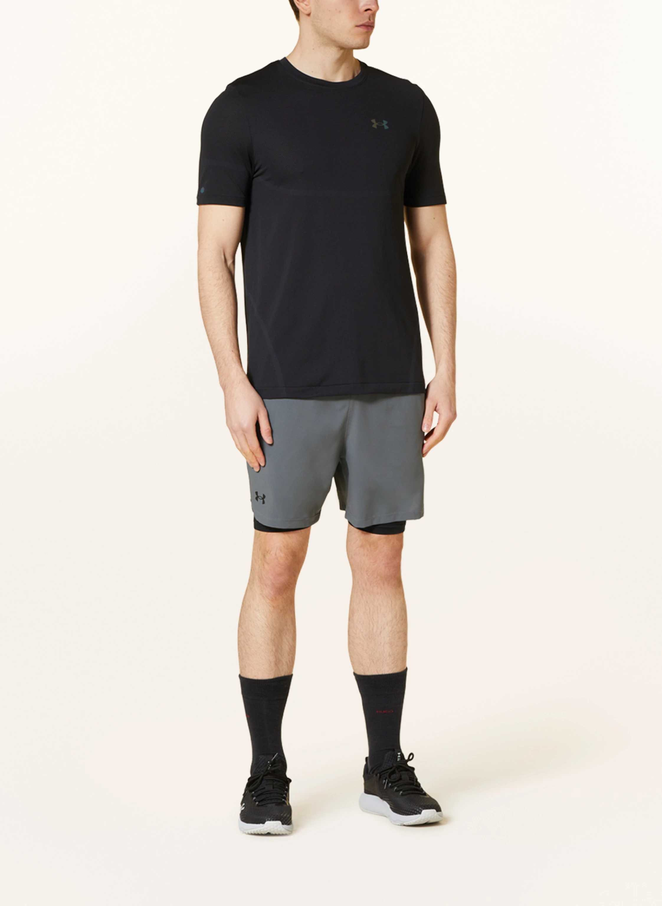 UNDER ARMOUR T-Shirt RUSH™ SEAMLESS LEGACY mit Mesh