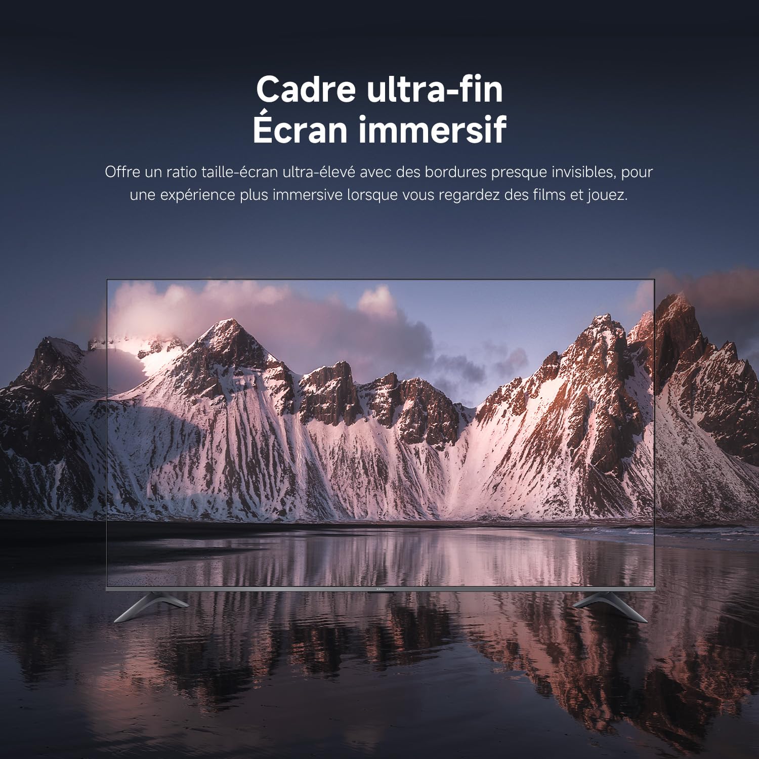 XIAOMI TV F 65, 165 cm (65 Pouces), 4K UHD, Smart TV, Fire TV, Contrôle Vocal Alexa, HDR10, MEMC, Mode Game Boost 120Hz, 2Go+32Go, Compatible avec Air