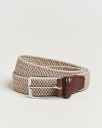 BOSS BLACK Clorio Elastic Woven Belt Light Beige