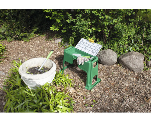 Tuinkruk, kunststof, 3-in-1, groen