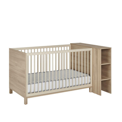 Lit bébé 70x140 CALYPSO Chêne du bocage - GALIPETTE