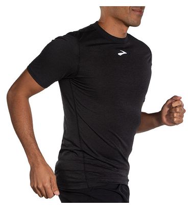 Maillot manches courtes Brooks High Point Short Sleeve Noir Homme