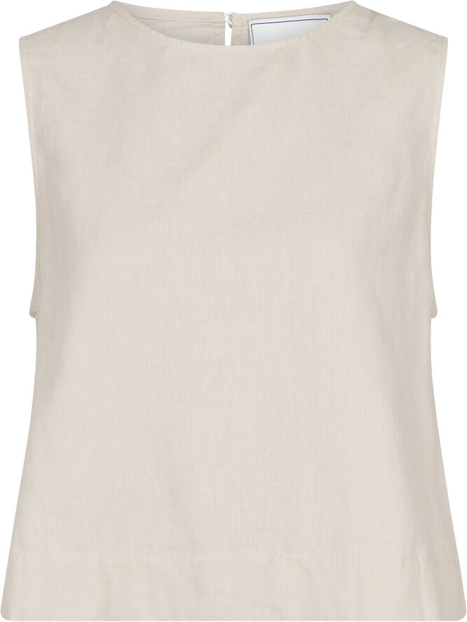 Neo Noir Svetlana linen Top Sand