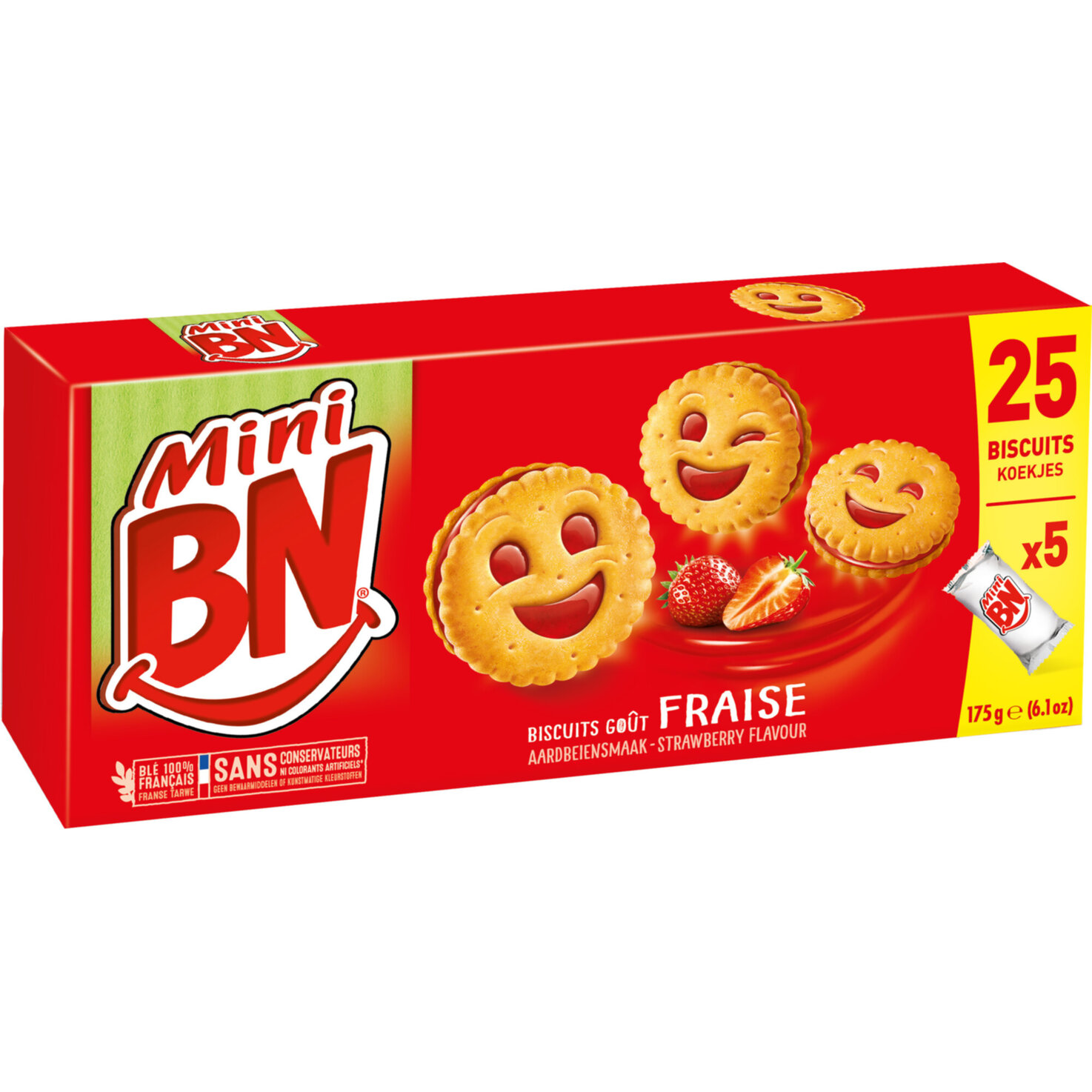 BN Guezli Erdbeer Mini