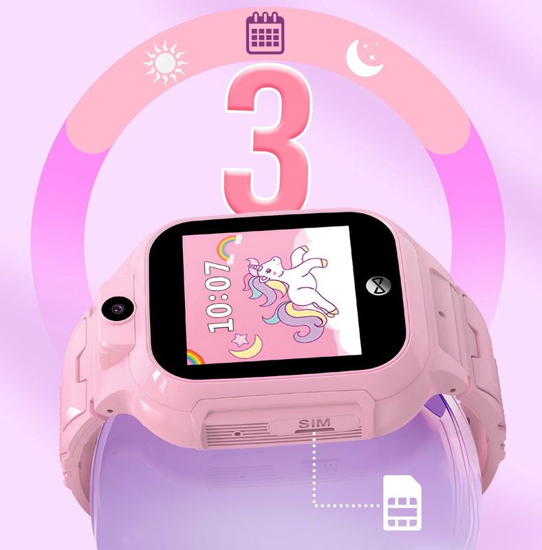 KW-320 See Me 3 - Smartwatch - Groen - Kunststof