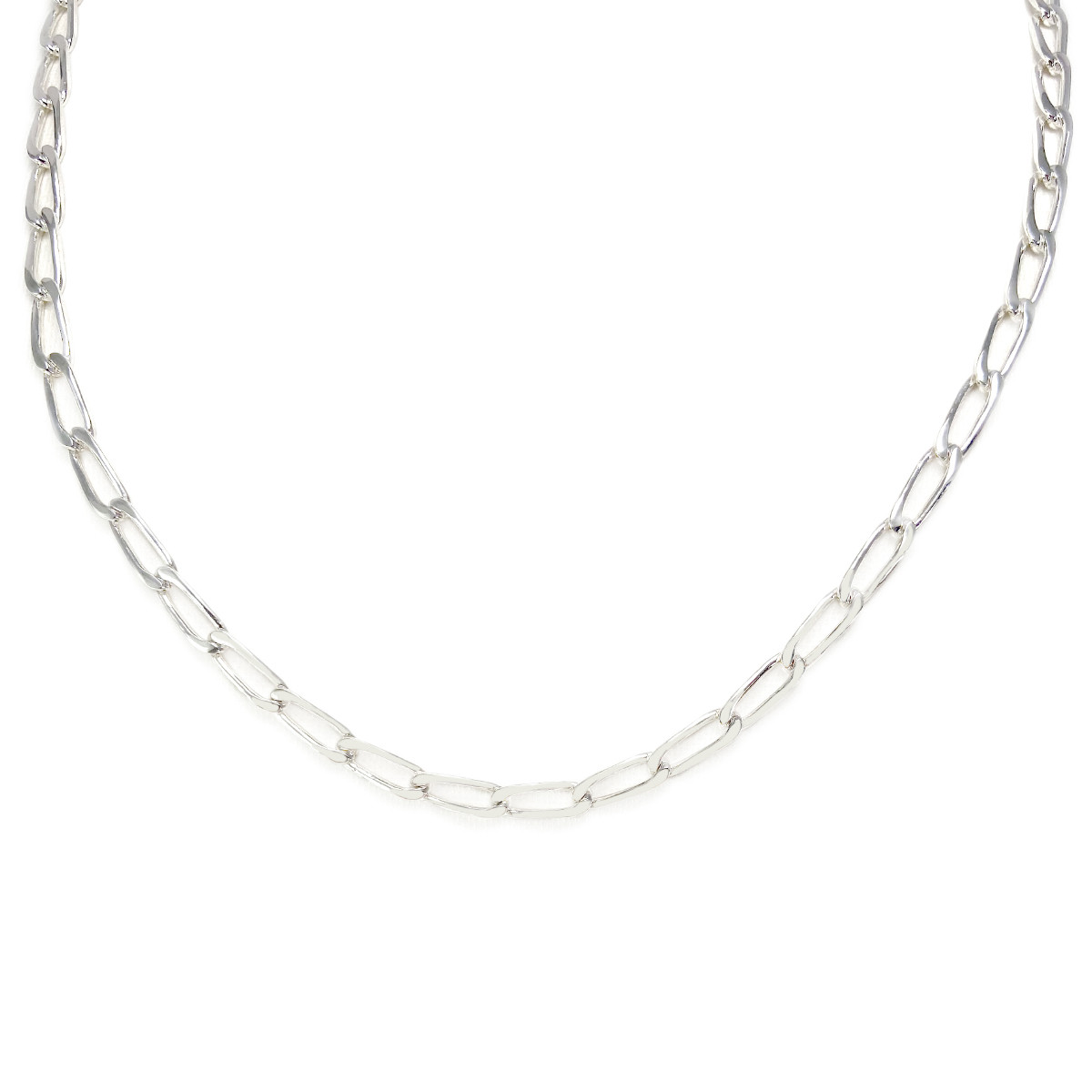 Collier d'occasion argent 925 maille cheval 50 cm