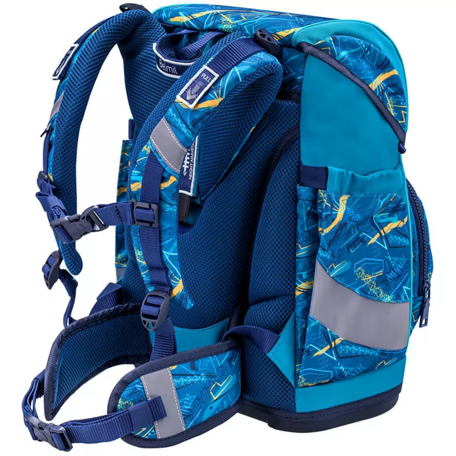 Belmil Schulranzen Premium Smarty Plus Set 5-teilig Baltic