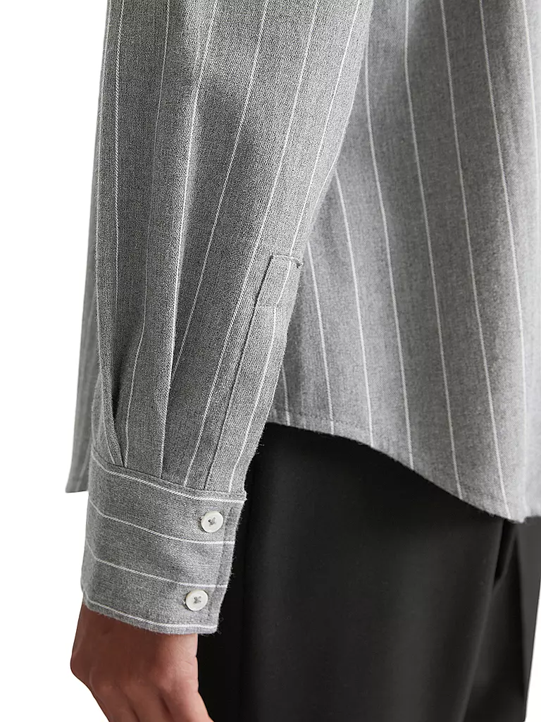MARC O'POLO Hemdbluse  grau