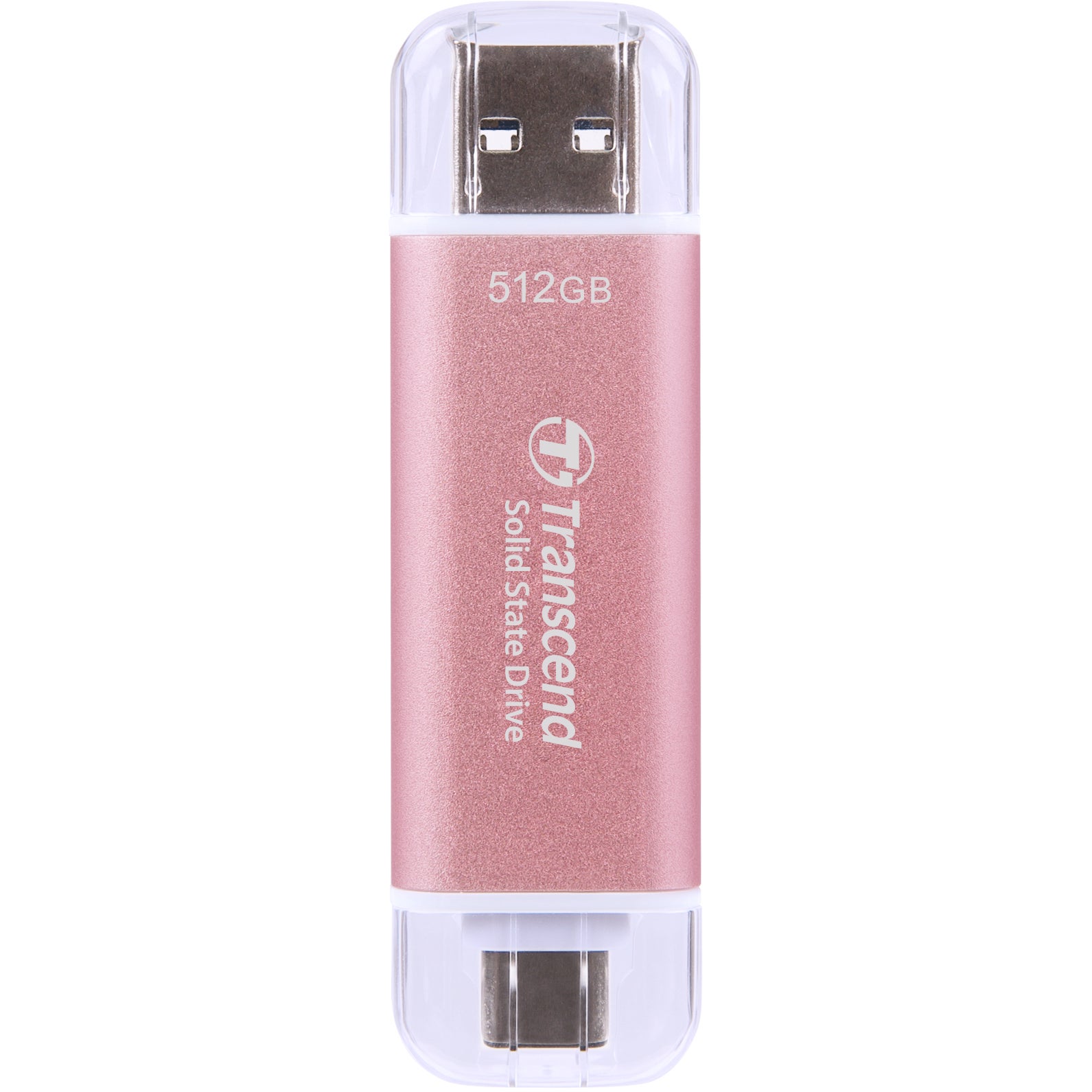 Transcend ESD310P externe SSD 10 Gbps USB-C/A 512 GB