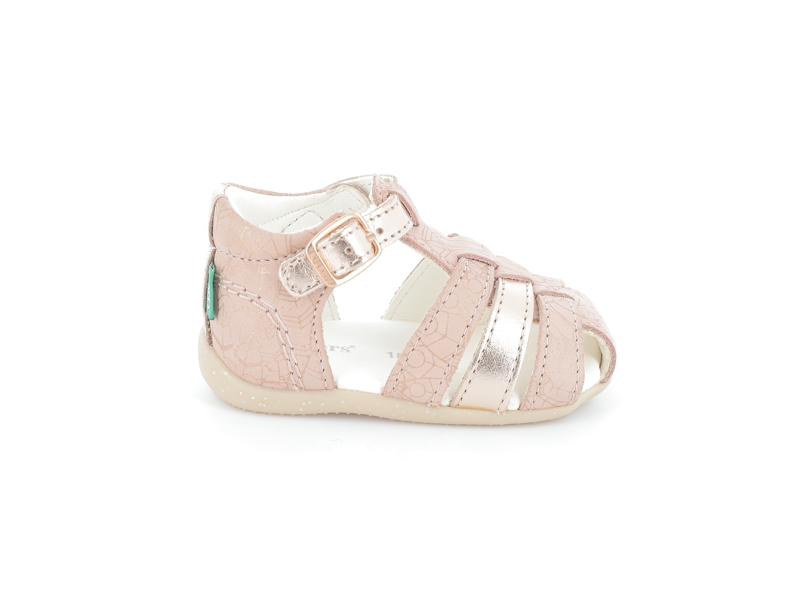Kickers-472069 Cuir Vieux Rose