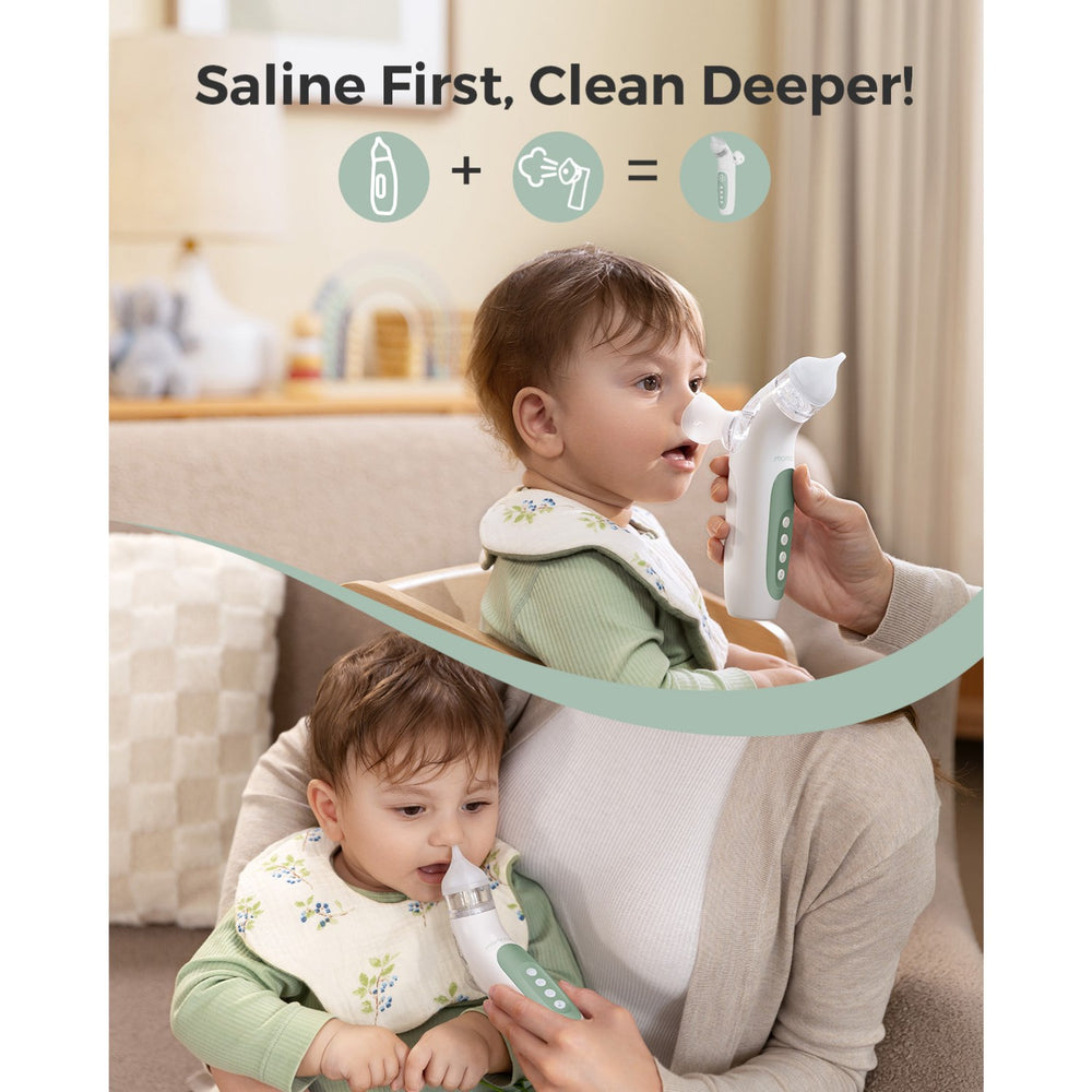 Køb Momcozy BreezyClear™ 2-i-1 Spray & Suction Electric Nasal