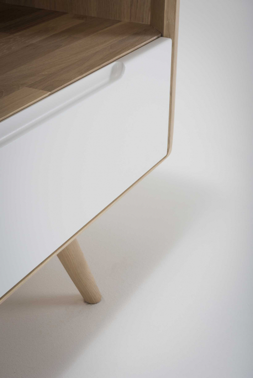 Gazzda Ena dressoir tv-meubel drie 135x42 naturel